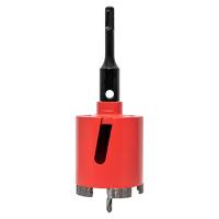 купить Коронка по бетону алмазная SDS-plus 72мм EKF DCH-72TRB безударный режим в Иванове Коронка по бетону алмазная SDS-plus 72мм EKF DCH-72TRB безударный режим