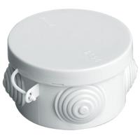 Коробка 65*40 круг серый IP54 PlexUp