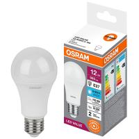 Лампа светодиодная Е27 12Вт 6500К 960лм стандарт А60 матовая  Osram LED Value