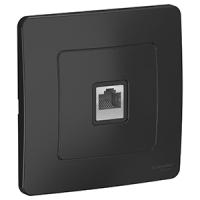 купить Бланка антрацит розетка RJ45 скрытая 1-ая   в Иванове Бланка антрацит розетка RJ45 скрытая 1-ая