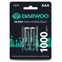 купить Аккумулятор AAA(мизинчик) 1000mAh 1,2В BL2 Daewoo в Иванове Аккумулятор AAA(мизинчик) 1000mAh 1,2В BL2 Daewoo