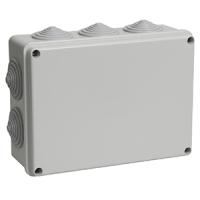 Коробка 190*140*70 квадрат серый IP55 КМ41244 