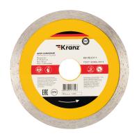 Диск алмазный сплошной 125*22,2мм Kranz