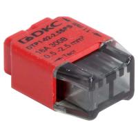 купить Клемма 2*2,5мм2 компактная красный DKC упак (50 шт) в Иванове Клемма 2*2,5мм2 компактная красный DKC упак (50 шт)