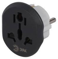 Переходник 16А серый круглый ЭРА аналог 3802462