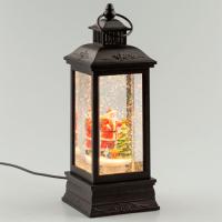 купить Светильник "Фонарь Дед Мороз" 27см 1свд теплый белый 3*АА / USB, таймер 6 ч. в Иванове Светильник "Фонарь Дед Мороз" 27см 1свд теплый белый 3*АА / USB, таймер 6 ч.