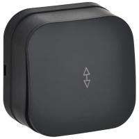 купить Глори черный переключатель 1кл открытая 10А IP20  в Иванове Глори черный переключатель 1кл открытая 10А IP20