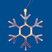 Фигура "Снежинка" 18*19см 12свд теплый белый IP20 на батарейках