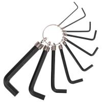 купить Набор ключей шестигранных 10 предметов 1,5-10мм HEX на кольце Kranz в Иванове Набор ключей шестигранных 10 предметов 1,5-10мм HEX на кольце Kranz