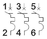 купить Автомат 3Р 63А C 10кА ВА-201 DEKraft в Иванове Автомат 3Р 63А C 10кА ВА-201 DEKraft