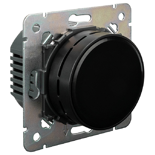 Миле Раунд терморегулятор теплого пола скрытая 10А программируемый черный Kranz Wi-Fi