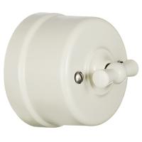 купить Бирони слоновая кость переключатель 1кл открытая 10А IP20 пластик в Иванове Бирони слоновая кость переключатель 1кл открытая 10А IP20 пластик