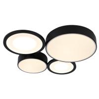 купить Светильник потолочный (люстра) свд 87Вт 3000К-6000К 4238лм белый/черный пульт диммер  в Иванове Светильник потолочный (люстра) свд 87Вт 3000К-6000К 4238лм белый/черный пульт диммер