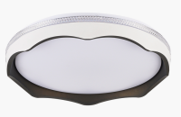 Светильник потолочный свд 60Вт 3000-6000К лм круг черный  пульт ДУ LED4U