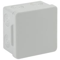 Коробка 80*80*50 квадрат серый IP54 ЭРА