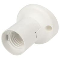 Патрон накладной наклонный E27 пластик белый Rexant 