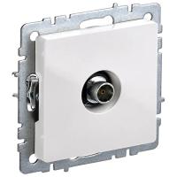 купить Брайт белый розетка TV оконечная скрытая 1-ая  в Иванове Брайт белый розетка TV оконечная скрытая 1-ая