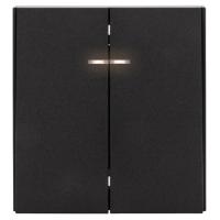 купить Миле Стронг антрацит выключатель 2кл с подсветкой скрытая 10А IP20  в Иванове Миле Стронг антрацит выключатель 2кл с подсветкой скрытая 10А IP20