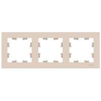 AtlasDesign бежевый рамка 3-ая универсально 
