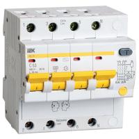 Дифавтомат 4Р 63А C 30мА 4,5кА АД14 5мод IEK