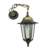 Светильник садово-парковый подвесной 60Вт E27 пластик бронза IP44 6ти гранный Светильник садово-парковый подвесной 60Вт E27 пластик бронза IP44 6ти гранный