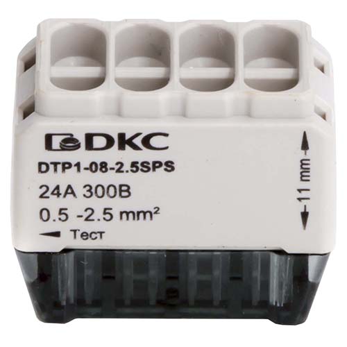 купить Клемма 8*2,5мм2 компактная серый DKC 2 шт в Иванове Клемма 8*2,5мм2 компактная серый DKC 2 шт