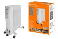 Радиатор масляный 9секций 2000Вт серый TDM 