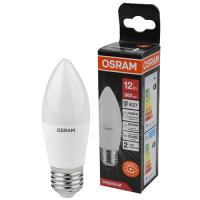 Лампа свеча свд Е27 12Вт 4000К 960лм B39 матовая Osram LED Value black