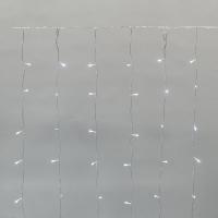 купить Гирлянда занавес 2*1,5м белый 150свд IP44 прозрачный провод эффект мерцания, (до 8мод) в Иванове Гирлянда занавес 2*1,5м белый 150свд IP44 прозрачный провод эффект мерцания, (до 8мод)