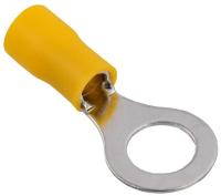 Наконечник кольцо 5,5мм2 6мм изолированный желтый ПВХ НКИ IEK 100шт