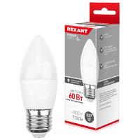 Лампа свеча свд Е27 7,5Вт 4000К 713лм С35 матовая Rexant 