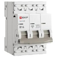 Автомат 3Р 16А B 4,5кА ВА47-63N EKF PROxima 