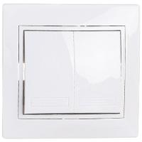 купить Мира выключатель скрытая белый 2кл 10А IP20  в Иванове Мира выключатель скрытая белый 2кл 10А IP20