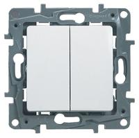 купить Этика белый выключатель 2кл скрытая 10А IP20  в Иванове Этика белый выключатель 2кл скрытая 10А IP20