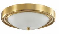 Светильник настенно-потолочный 2*60Вт E27 круг золото  Lumion