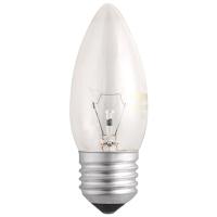 Лампа свеча накал E27 60Вт 580лм прозрачная Jazzway 