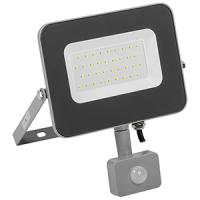 Прожектор свд 30Вт 6500К 2700лм серый датчик движения IP54 120° SMD IEK 