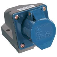 купить Розетка силовая стационарная 32А 2P+PE IP44 ССИ-123 IEK  в Иванове Розетка силовая стационарная 32А 2P+PE IP44 ССИ-123 IEK