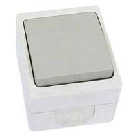 купить Вуокса серый выключатель 1кл открытая 10А IP54  в Иванове Вуокса серый выключатель 1кл открытая 10А IP54