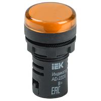 Лампа сигнальная AD22DS свд желтый 230В IP40 IEK 
