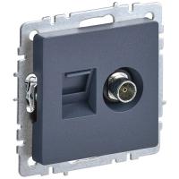 купить Брайт маренго розетка RJ45+TV оконечная скрытая 2-ая  в Иванове Брайт маренго розетка RJ45+TV оконечная скрытая 2-ая