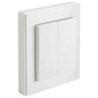 купить Умный дом белый радиовыключатель 2кл скрытая 10А IP20  в Иванове Умный дом белый радиовыключатель 2кл скрытая 10А IP20