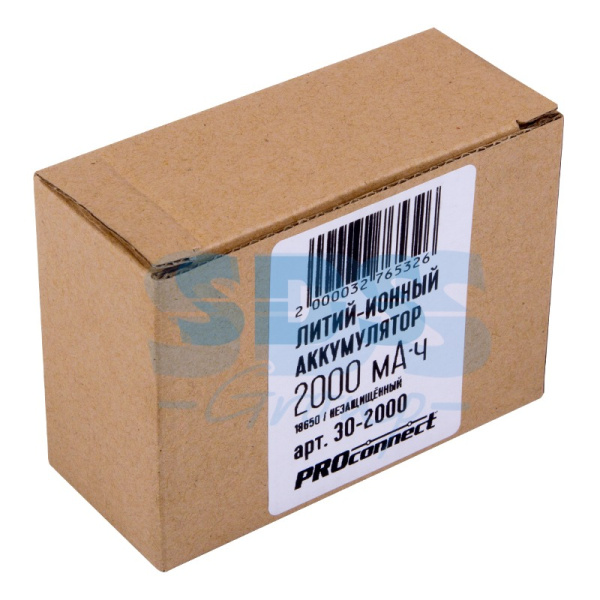 купить Аккумулятор 18650 2000mAh 3,7В 10шт Proconnect в Иванове Аккумулятор 18650 2000mAh 3,7В 10шт Proconnect