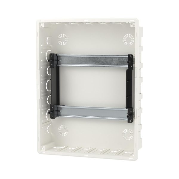 Бокс 24мод встраиваемый  белый черная прозрачная дверь IP40 FRAME DKC