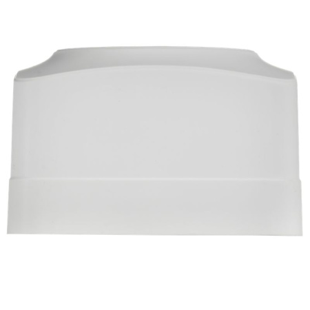 Глори белый розетка открытая 3-мест заземление IP20 