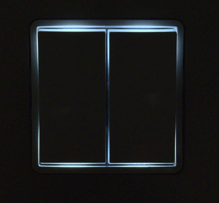 купить Инспириа белый переключатель 2кл с подсветкой скрытая 10А IP20   в Иванове Инспириа белый переключатель 2кл с подсветкой скрытая 10А IP20