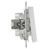 AtlasDesign белый выключатель 1кл с подсветкой скрытая 10А IP20 