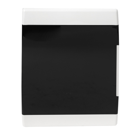 Бокс 24мод встраиваемый белый черная прозрачная дверь IP41 SlimBox EKF