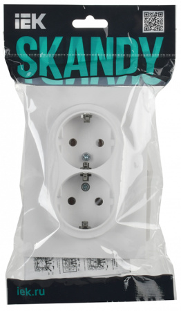 купить Сканди арктический белый розетка скрытая 2-мест заземление IP20 в Иванове Сканди арктический белый розетка скрытая 2-мест заземление IP20