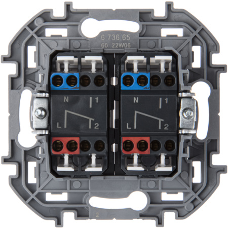 купить Инспириа белый переключатель 2кл с подсветкой скрытая 10А IP20   в Иванове Инспириа белый переключатель 2кл с подсветкой скрытая 10А IP20